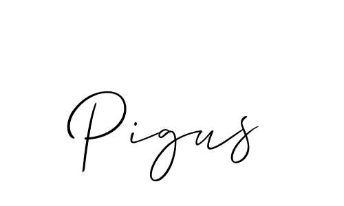 Once you've used our free online signature maker to create your best signature Allison_Script style, it's time to enjoy all of the benefits that Pigus name signing documents. Pigus signature style 2 images and pictures png