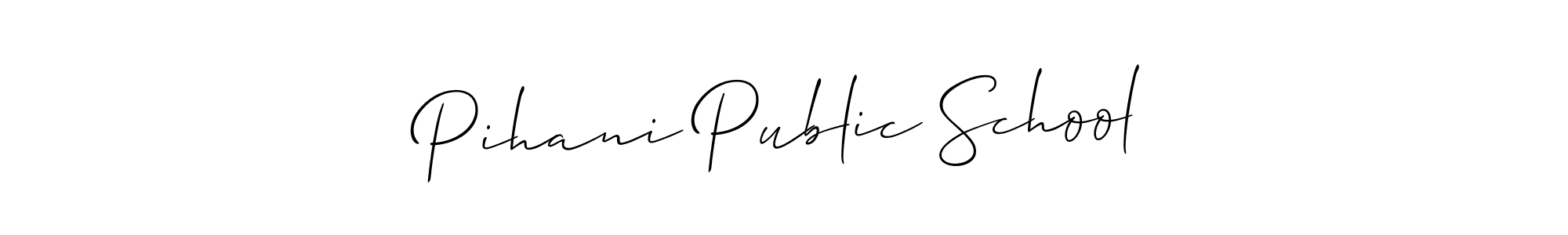 Make a beautiful signature design for name Pihani Public School. Use this online signature maker to create a handwritten signature for free. Pihani Public School signature style 2 images and pictures png