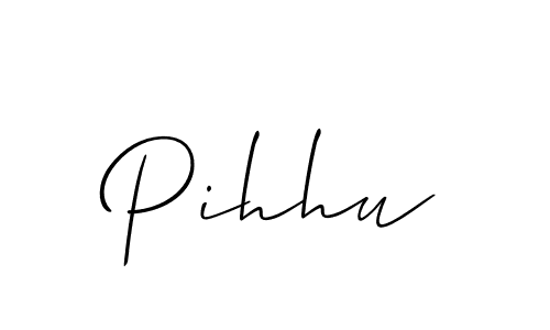 Also You can easily find your signature by using the search form. We will create Pihhu name handwritten signature images for you free of cost using Allison_Script sign style. Pihhu signature style 2 images and pictures png