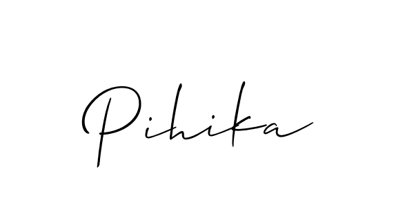 Once you've used our free online signature maker to create your best signature Allison_Script style, it's time to enjoy all of the benefits that Pihika name signing documents. Pihika signature style 2 images and pictures png