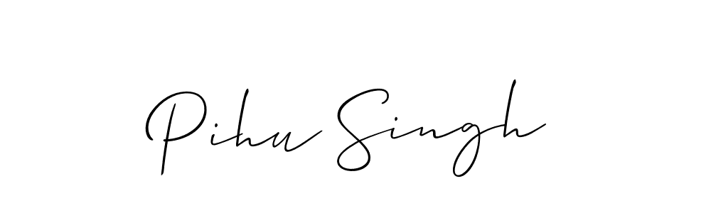 See photos of Pihu Singh official signature by Spectra . Check more albums & portfolios. Read reviews & check more about Allison_Script font. Pihu Singh signature style 2 images and pictures png