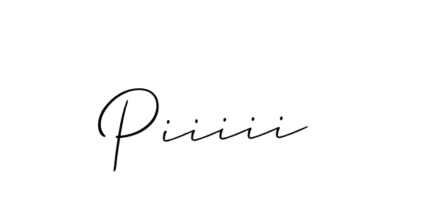 Best and Professional Signature Style for Piiiii. Allison_Script Best Signature Style Collection. Piiiii signature style 2 images and pictures png