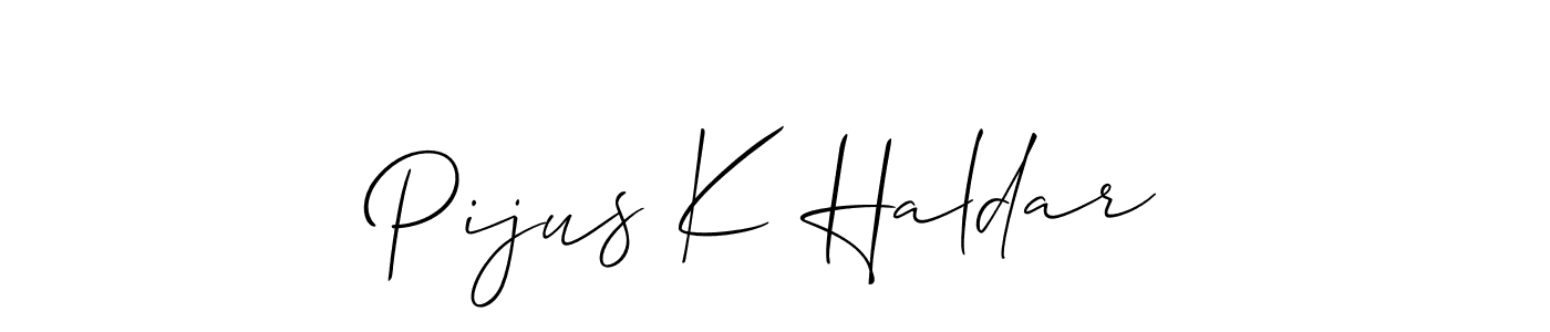 How to Draw Pijus K Haldar signature style? Allison_Script is a latest design signature styles for name Pijus K Haldar. Pijus K Haldar signature style 2 images and pictures png