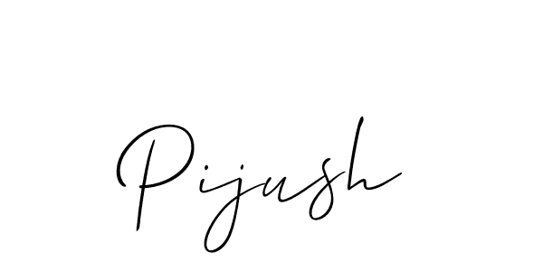 Also we have Pijush name is the best signature style. Create professional handwritten signature collection using Allison_Script autograph style. Pijush signature style 2 images and pictures png