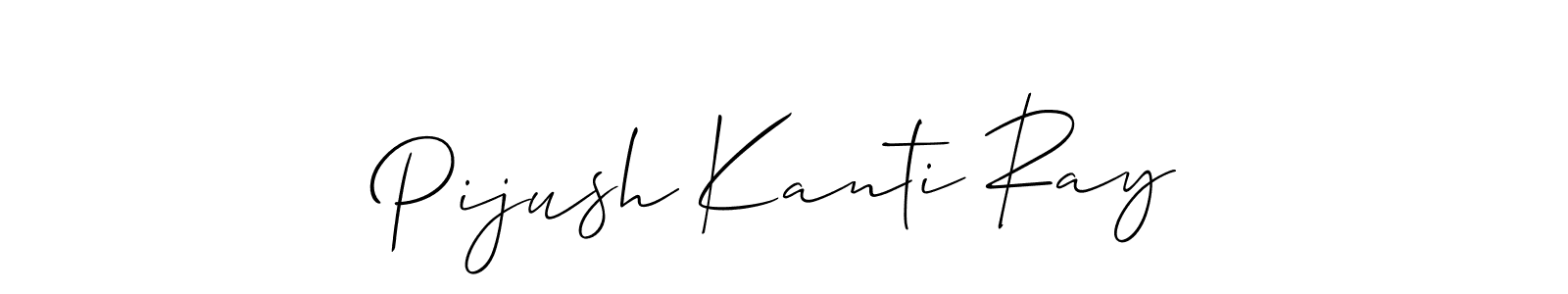 How to make Pijush Kanti Ray name signature. Use Allison_Script style for creating short signs online. This is the latest handwritten sign. Pijush Kanti Ray signature style 2 images and pictures png