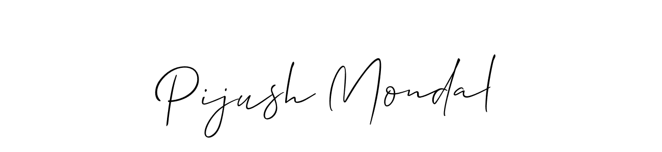 This is the best signature style for the Pijush Mondal name. Also you like these signature font (Allison_Script). Mix name signature. Pijush Mondal signature style 2 images and pictures png
