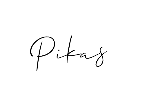 You should practise on your own different ways (Allison_Script) to write your name (Pikas) in signature. don't let someone else do it for you. Pikas signature style 2 images and pictures png