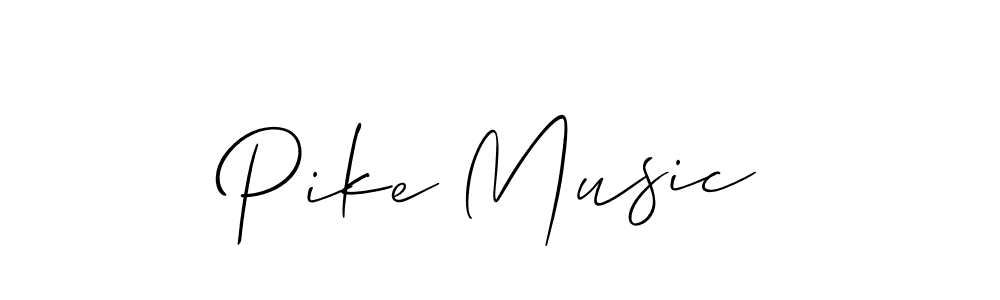 How to Draw Pike Music signature style? Allison_Script is a latest design signature styles for name Pike Music. Pike Music signature style 2 images and pictures png