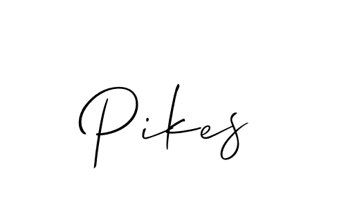 Make a beautiful signature design for name Pikes. Use this online signature maker to create a handwritten signature for free. Pikes signature style 2 images and pictures png