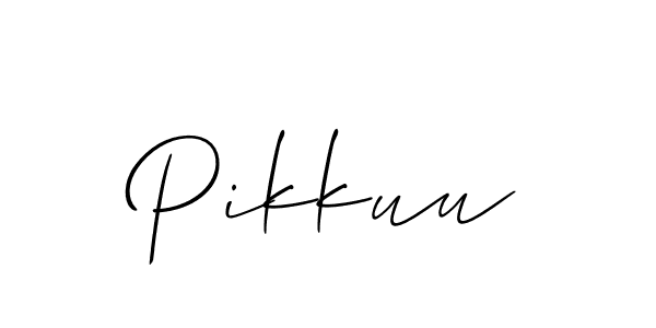 Also You can easily find your signature by using the search form. We will create Pikkuu name handwritten signature images for you free of cost using Allison_Script sign style. Pikkuu signature style 2 images and pictures png