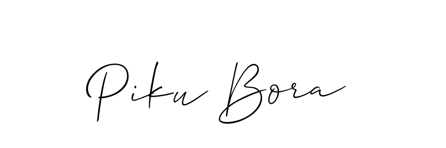 See photos of Piku Bora official signature by Spectra . Check more albums & portfolios. Read reviews & check more about Allison_Script font. Piku Bora signature style 2 images and pictures png