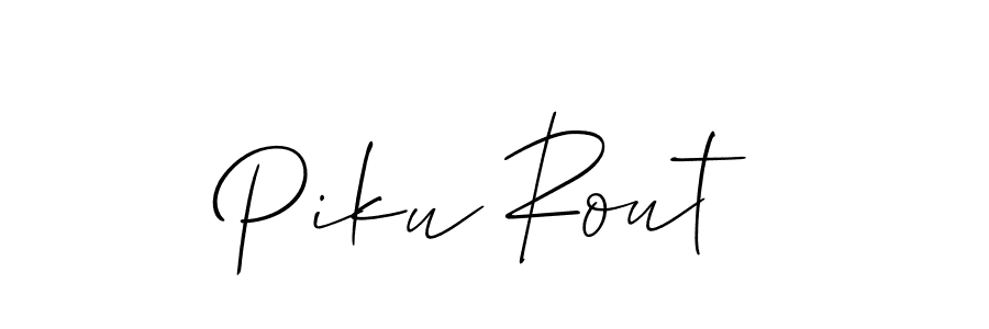 You can use this online signature creator to create a handwritten signature for the name Piku Rout. This is the best online autograph maker. Piku Rout signature style 2 images and pictures png