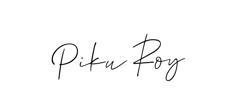 Make a beautiful signature design for name Piku Roy. Use this online signature maker to create a handwritten signature for free. Piku Roy signature style 2 images and pictures png