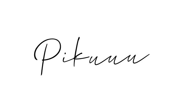 Also You can easily find your signature by using the search form. We will create Pikuuu name handwritten signature images for you free of cost using Allison_Script sign style. Pikuuu signature style 2 images and pictures png