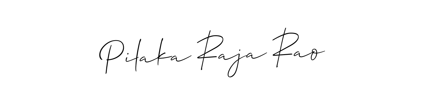 Pilaka Raja Rao stylish signature style. Best Handwritten Sign (Allison_Script) for my name. Handwritten Signature Collection Ideas for my name Pilaka Raja Rao. Pilaka Raja Rao signature style 2 images and pictures png