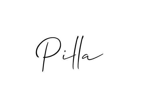 Make a short Pilla signature style. Manage your documents anywhere anytime using Allison_Script. Create and add eSignatures, submit forms, share and send files easily. Pilla signature style 2 images and pictures png