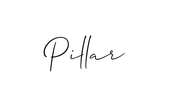 Also we have Pillar name is the best signature style. Create professional handwritten signature collection using Allison_Script autograph style. Pillar signature style 2 images and pictures png