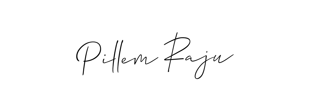 It looks lik you need a new signature style for name Pillem Raju. Design unique handwritten (Allison_Script) signature with our free signature maker in just a few clicks. Pillem Raju signature style 2 images and pictures png