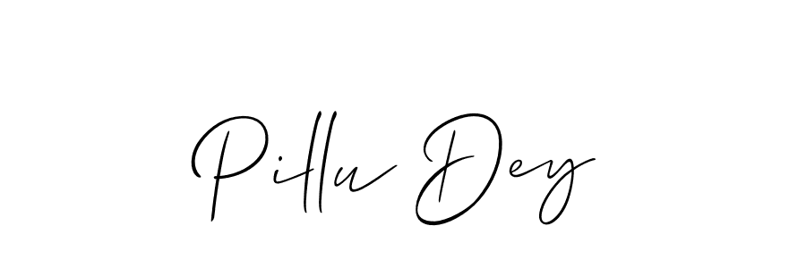 This is the best signature style for the Pillu Dey name. Also you like these signature font (Allison_Script). Mix name signature. Pillu Dey signature style 2 images and pictures png