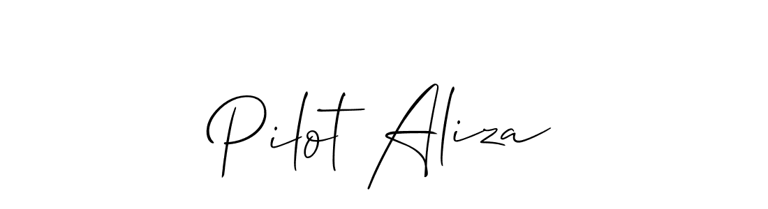 Also we have Pilot Aliza name is the best signature style. Create professional handwritten signature collection using Allison_Script autograph style. Pilot Aliza signature style 2 images and pictures png