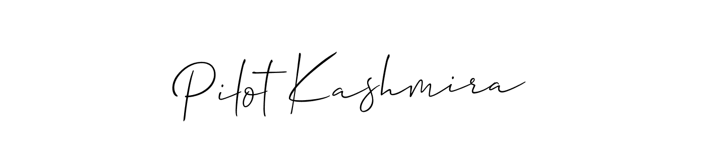 Make a beautiful signature design for name Pilot Kashmira. Use this online signature maker to create a handwritten signature for free. Pilot Kashmira signature style 2 images and pictures png