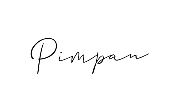 Allison_Script is a professional signature style that is perfect for those who want to add a touch of class to their signature. It is also a great choice for those who want to make their signature more unique. Get Pimpan name to fancy signature for free. Pimpan signature style 2 images and pictures png