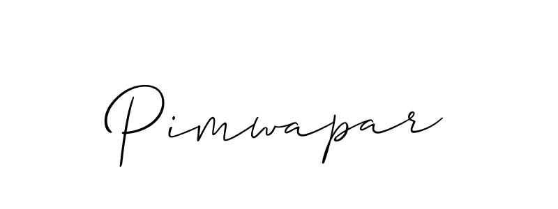 Also we have Pimwapar name is the best signature style. Create professional handwritten signature collection using Allison_Script autograph style. Pimwapar signature style 2 images and pictures png