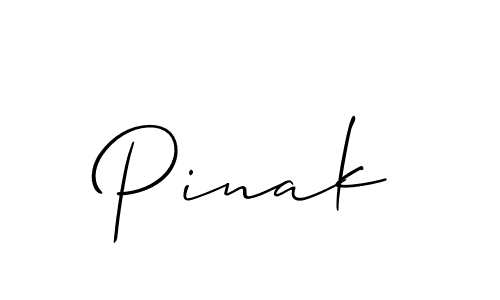 Pinak stylish signature style. Best Handwritten Sign (Allison_Script) for my name. Handwritten Signature Collection Ideas for my name Pinak. Pinak signature style 2 images and pictures png