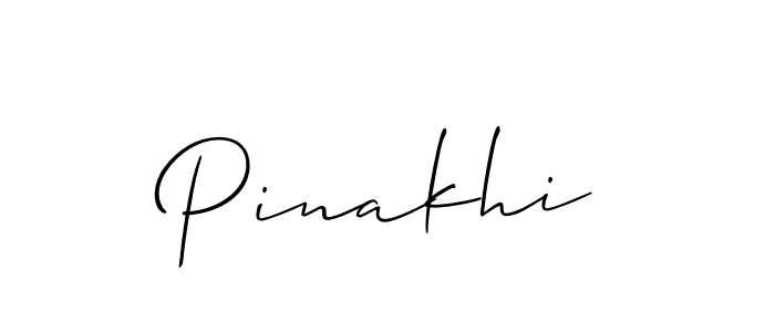 The best way (Allison_Script) to make a short signature is to pick only two or three words in your name. The name Pinakhi include a total of six letters. For converting this name. Pinakhi signature style 2 images and pictures png