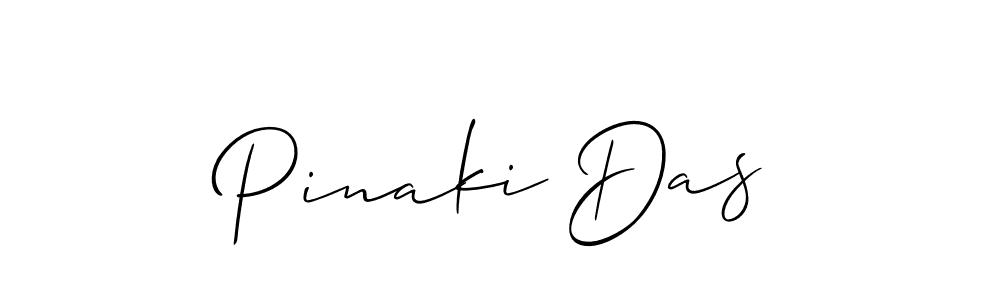 Make a beautiful signature design for name Pinaki Das. With this signature (Allison_Script) style, you can create a handwritten signature for free. Pinaki Das signature style 2 images and pictures png