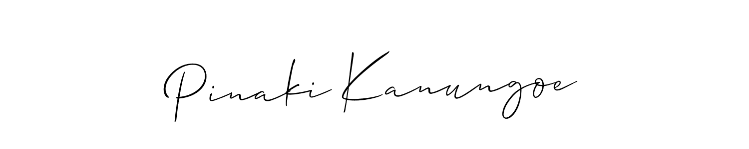 Also You can easily find your signature by using the search form. We will create Pinaki Kanungoe name handwritten signature images for you free of cost using Allison_Script sign style. Pinaki Kanungoe signature style 2 images and pictures png