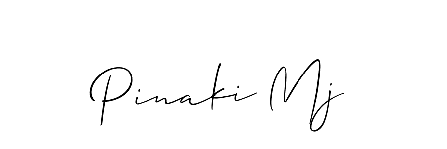 Best and Professional Signature Style for Pinaki Mj. Allison_Script Best Signature Style Collection. Pinaki Mj signature style 2 images and pictures png