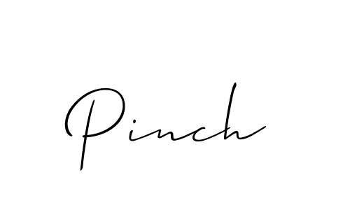 How to make Pinch name signature. Use Allison_Script style for creating short signs online. This is the latest handwritten sign. Pinch signature style 2 images and pictures png