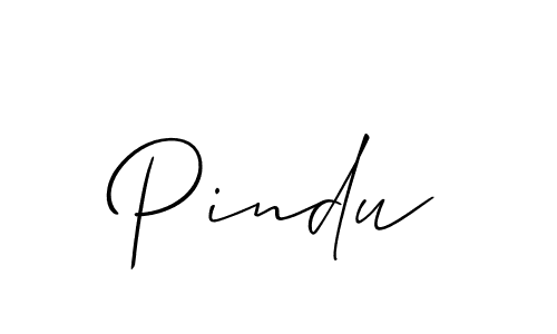 It looks lik you need a new signature style for name Pindu. Design unique handwritten (Allison_Script) signature with our free signature maker in just a few clicks. Pindu signature style 2 images and pictures png