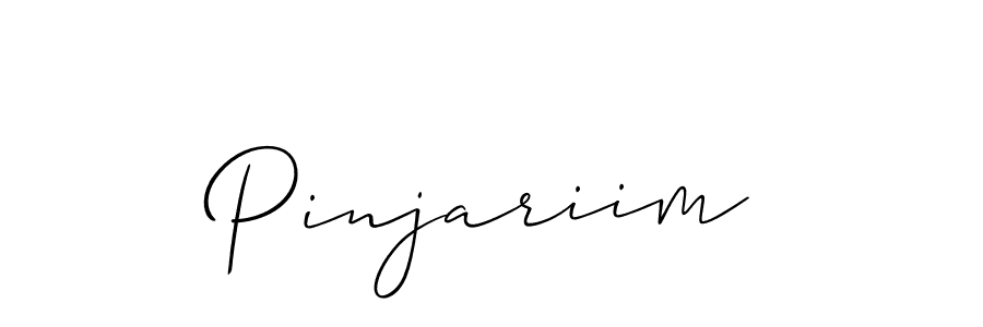 Best and Professional Signature Style for Pinjariim. Allison_Script Best Signature Style Collection. Pinjariim signature style 2 images and pictures png