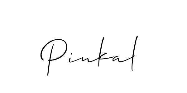 The best way (Allison_Script) to make a short signature is to pick only two or three words in your name. The name Pinkal include a total of six letters. For converting this name. Pinkal signature style 2 images and pictures png