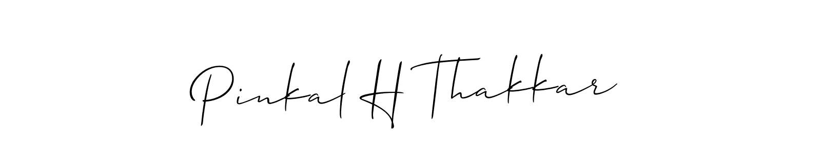 You can use this online signature creator to create a handwritten signature for the name Pinkal H Thakkar. This is the best online autograph maker. Pinkal H Thakkar signature style 2 images and pictures png