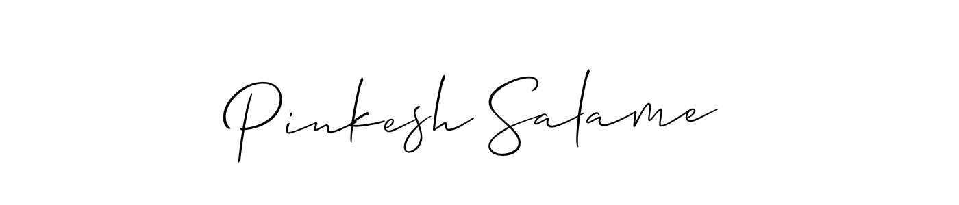 Check out images of Autograph of Pinkesh Salame name. Actor Pinkesh Salame Signature Style. Allison_Script is a professional sign style online. Pinkesh Salame signature style 2 images and pictures png