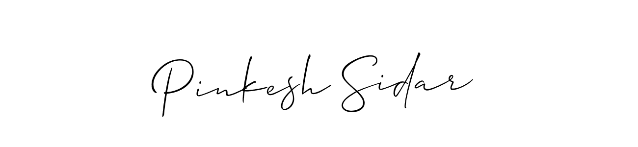 Here are the top 10 professional signature styles for the name Pinkesh Sidar. These are the best autograph styles you can use for your name. Pinkesh Sidar signature style 2 images and pictures png