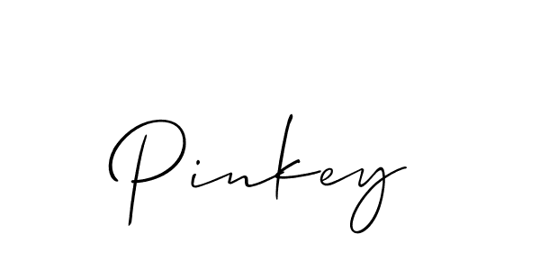 The best way (Allison_Script) to make a short signature is to pick only two or three words in your name. The name Pinkey include a total of six letters. For converting this name. Pinkey signature style 2 images and pictures png