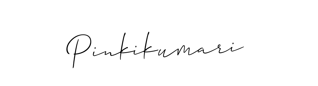 Create a beautiful signature design for name Pinkikumari. With this signature (Allison_Script) fonts, you can make a handwritten signature for free. Pinkikumari signature style 2 images and pictures png