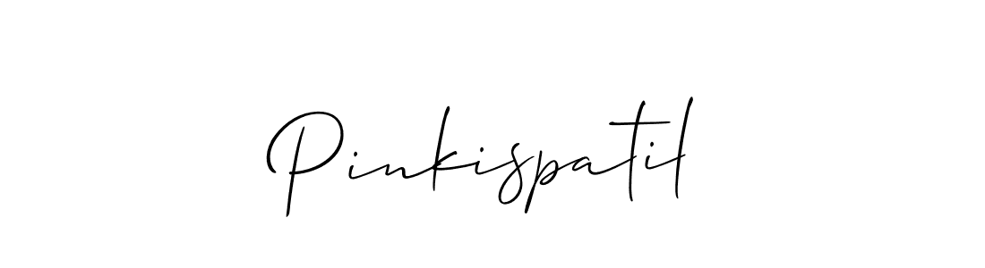 How to Draw Pinkispatil signature style? Allison_Script is a latest design signature styles for name Pinkispatil. Pinkispatil signature style 2 images and pictures png