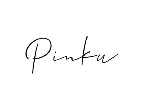 Also You can easily find your signature by using the search form. We will create Pinku name handwritten signature images for you free of cost using Allison_Script sign style. Pinku signature style 2 images and pictures png