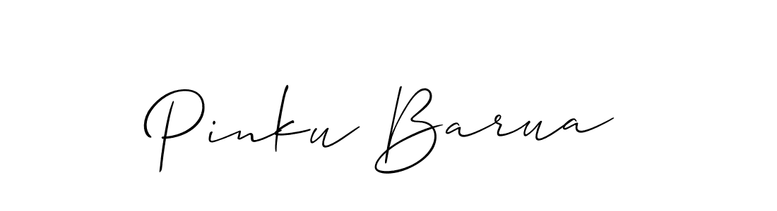 Allison_Script is a professional signature style that is perfect for those who want to add a touch of class to their signature. It is also a great choice for those who want to make their signature more unique. Get Pinku Barua name to fancy signature for free. Pinku Barua signature style 2 images and pictures png