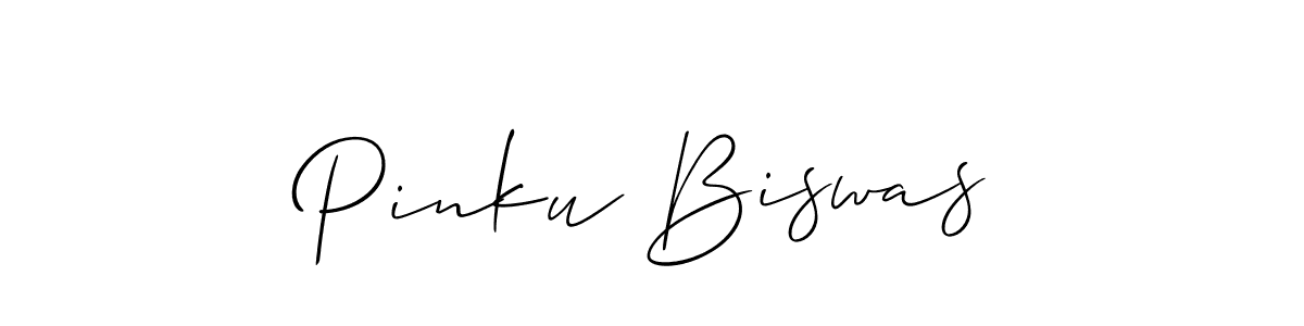 if you are searching for the best signature style for your name Pinku Biswas. so please give up your signature search. here we have designed multiple signature styles  using Allison_Script. Pinku Biswas signature style 2 images and pictures png