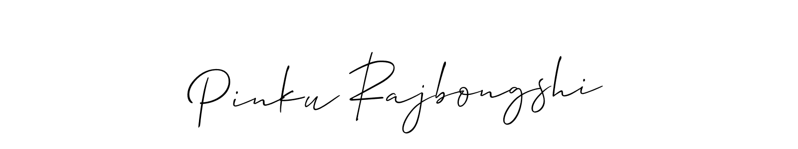 Create a beautiful signature design for name Pinku Rajbongshi. With this signature (Allison_Script) fonts, you can make a handwritten signature for free. Pinku Rajbongshi signature style 2 images and pictures png