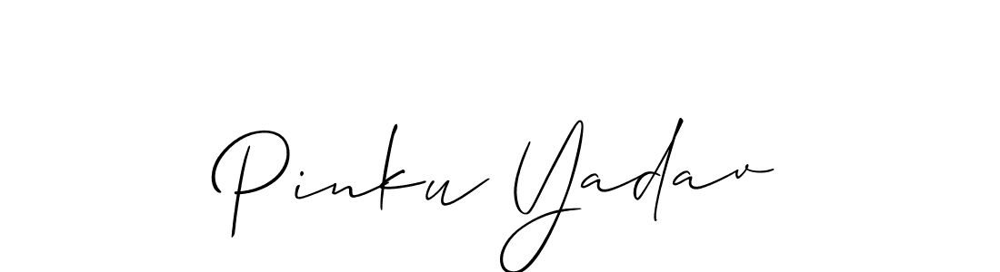 Make a short Pinku Yadav signature style. Manage your documents anywhere anytime using Allison_Script. Create and add eSignatures, submit forms, share and send files easily. Pinku Yadav signature style 2 images and pictures png