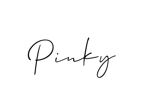 if you are searching for the best signature style for your name Pinky. so please give up your signature search. here we have designed multiple signature styles  using Allison_Script. Pinky signature style 2 images and pictures png