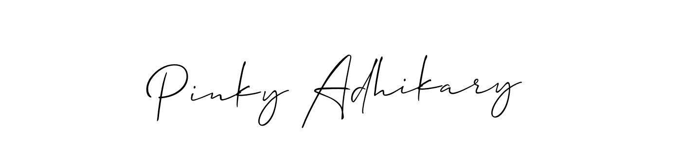 Check out images of Autograph of Pinky Adhikary name. Actor Pinky Adhikary Signature Style. Allison_Script is a professional sign style online. Pinky Adhikary signature style 2 images and pictures png