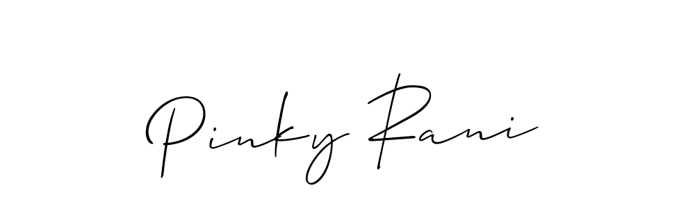 How to Draw Pinky Rani signature style? Allison_Script is a latest design signature styles for name Pinky Rani. Pinky Rani signature style 2 images and pictures png